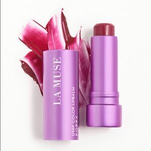 La Muse Deep Color Lip Balm-Poppy
